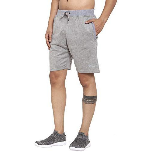 Uzarus Men's Casual Bermuda Shorts (Uzmlimshorts-Lm-Xxl_Light Melange_2Xl)