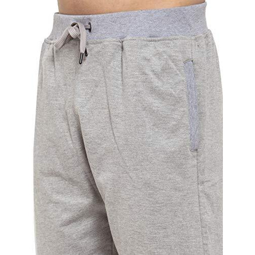 Uzarus Men's Casual Bermuda Shorts (Uzmlimshorts-Lm-Xxl_Light Melange_2Xl)