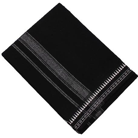 Tharunsha Elite Cotton Men's Single Dhoti -1.9 Mtrs Kerala Dhoti Set Of 4 (Multicolor)