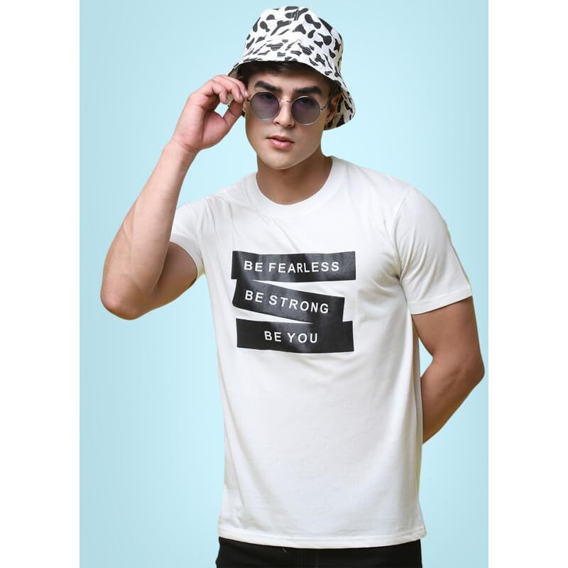 Pinkmint Combo T-Shirt For Men L Cotton Blend Printed T-Shirt L Regular Half Sleeve T-Shirt Ll Casual Wear(Pack Of 3) Multicolour