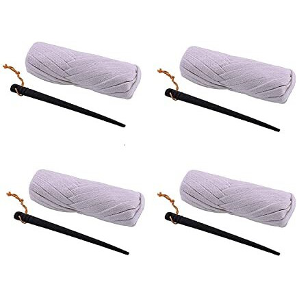 Pyjama Naada Flat Dori String With Stick (Pack Of 4),100% Cotton,Pure Cotton Flat String For Payjama,Lehenga,Sari,Ethnic Dresses, Petticot & Salwar (6 Meters/Roll (Pack Of 4))