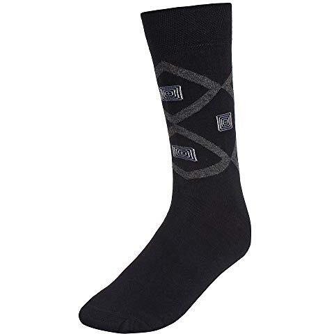 Creature Men's Cotton Calf Socks (3 Set) (12.3_Multicoloured_Medium)