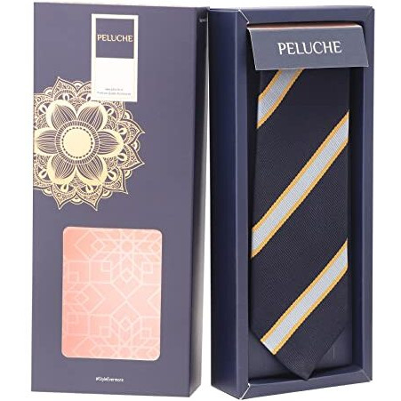 Peluche Striped Lines Necktie For Men