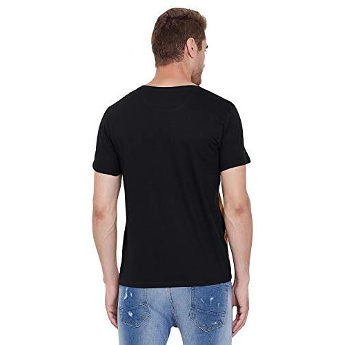 Lion King By Wear Your Mind Men's Printed Regular Fit T-Shirt (Mlk0015P.2_Brown 2Xl)