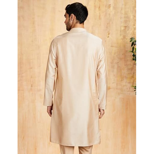 Amazon Brand - Symbol Men's Kurtas (Sy-A22-Mna-Etk-04_Beige_L)