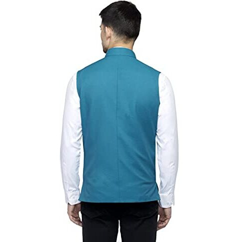 Favoroski Men's Slim Fit Nehru Jacket Ethnic Bandhgala Waistcoat (Favjc161126_40)