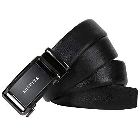Edifier Pu Leather Adjustable Casual Formal Buckle Belts For Men And Boys (Waist Size Upto 40 Inches) (Pack Of 1)