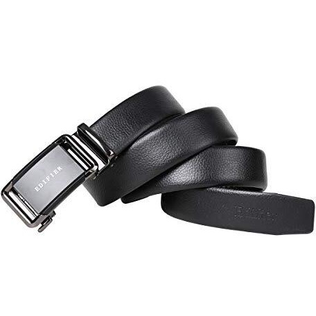Edifier Pu Leather Adjustable Casual Formal Buckle Belts For Men And Boys (Waist Size Upto 40 Inches) (Pack Of 1)
