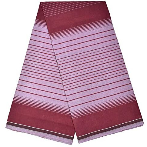 Tuni Mani Men's Cotton Lungi Stitched Ring Design/Blue & Maroon/Length- 2.25M (Pack Of 2)