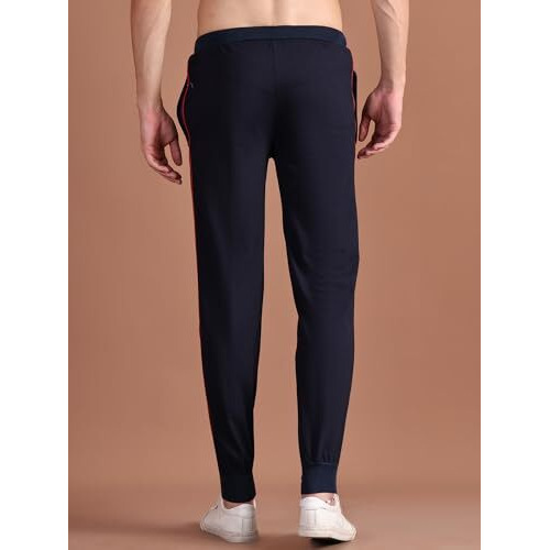 Vimal Jonney Men's Regular Fit Trackpants (D8Navy-0001-Xxl_Navy Blue_Xx-Large)