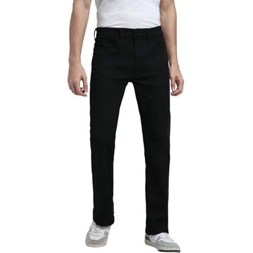 Dennis Lingo Black Boot Cut Jeans (Dlmjnw23141_Bk_34)