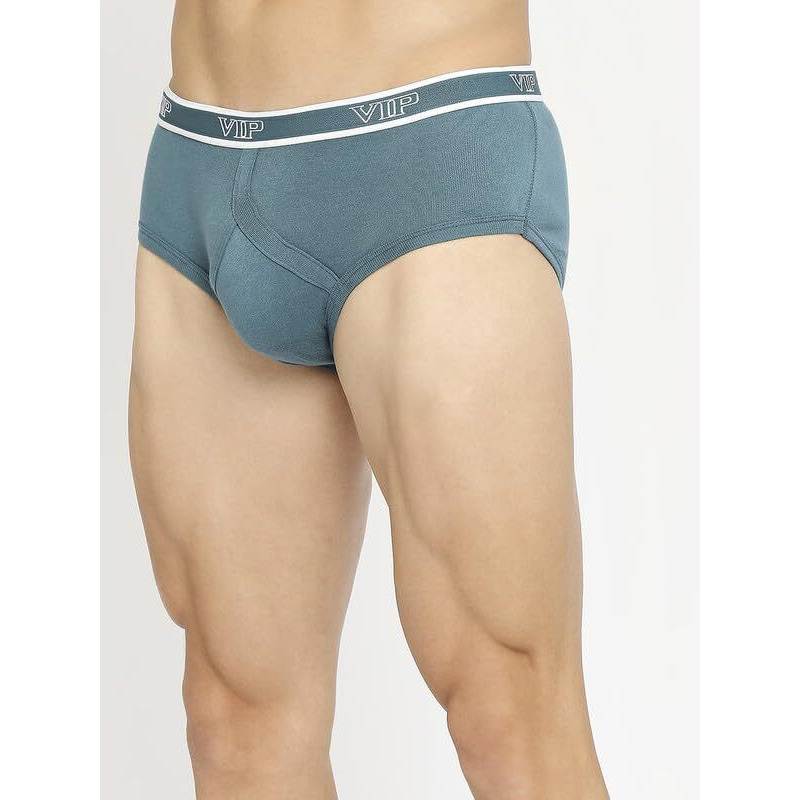 Vip Men's Cotton Solid (Pack Of 3) (Brief_Assorted