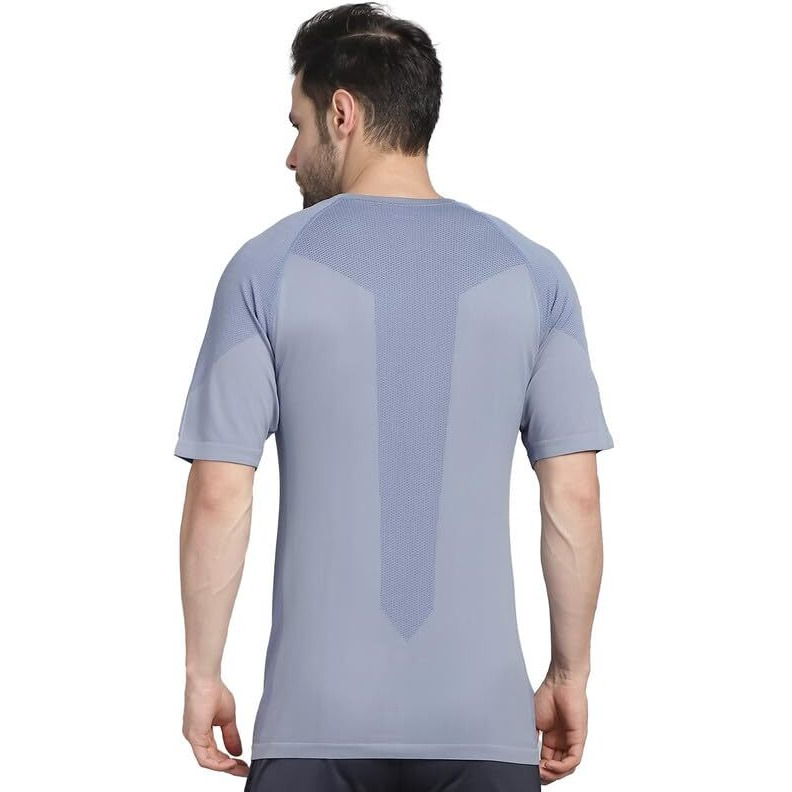 Mack Jonney Printed Round Neck Polyester Lycra Half Sleeves Gym Tshirt For Men-Dryfit_T_83000._01-L Grey