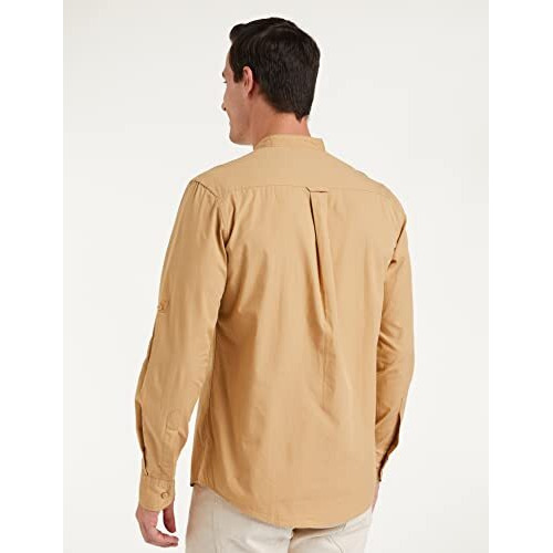 Amazon Brand - House & Shields Men's Solid Regular Fit Casual Shirt (Ss20-Ess03-Hssh-11_Beige_Medium)