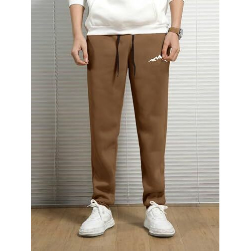 Track Pant For Men || Track Pants || Plain Track Pant (Tp-20-24) (2Xl, Brown)