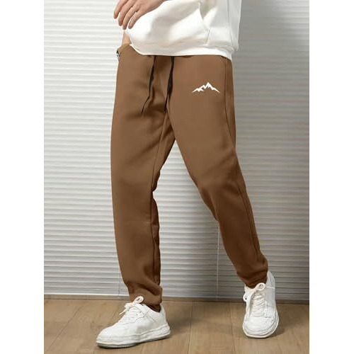 Track Pant For Men || Track Pants || Plain Track Pant (Tp-20-24) (2Xl, Brown)