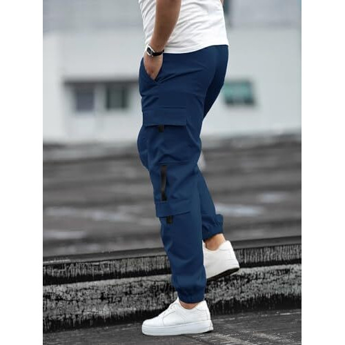 Lymio Track Pant For Men || Track Pants || Plain Track Pant (Track-06-08) (In, Alpha, 2Xl, Bllue)