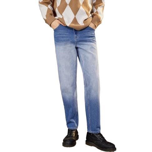Kotty Men's Regular Mid Rise Blue Jeans
