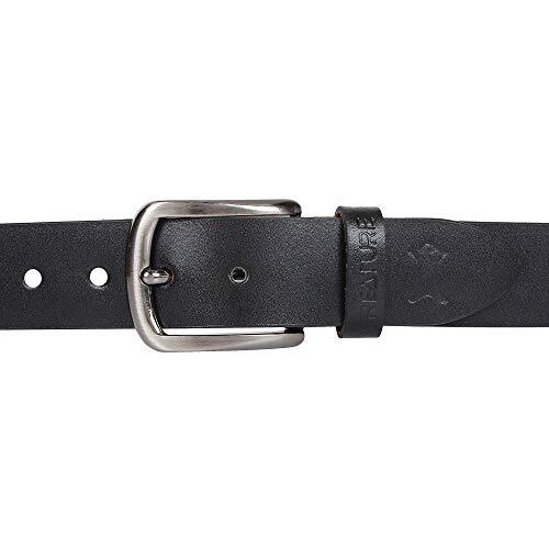Creature Formal/Casual Black Color Leather Belts For Men (Length- 46 Inches||Bl-020)