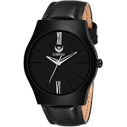 Lorenz Men Black Analogue Watch, Wallet And Sunglasses Gift Combo Box And | Cm-2036Sn-Wl-01