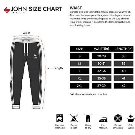 John Ally Jogger Trackpant For Men With Two Zipper Pockets And Premium Fabric. Sweat Wicking, Stretchable For Gym, Yoga, Training, Sports, Running And Casual Wear. (Jet Black - L)