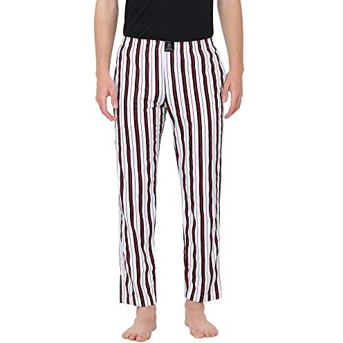 Urban Scottish 100% Comfortable Men's Lounge Pants, Leisure-Wear Elastic Waist-Band & Regular Fit, Machine Washable Home Clothing, Expert Craftsmanship Featuring Plush To The Touch Feel (Uspj2154-Xl)