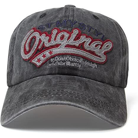 Aavjo Unisex Cotton Cap (Aavjo-Ny85-Originals_Black_Free Size)