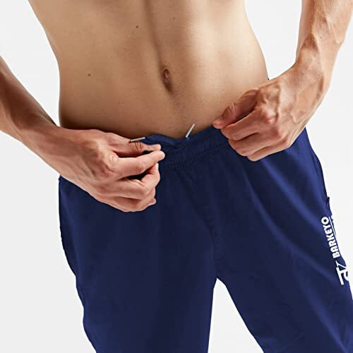 Barkeyo Men's Sports Track Pants - Navy/Xx-Large, Regular Fit