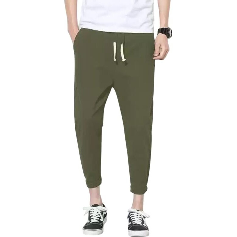 Readyme Sabse Pahle Track Pant For Men || Cotton Blend Joggers For Men For Running || Gym Sports Lower For Men & Boys Track Pants For Men Multipurpose || Mens Lower | Mahndi Green, Size - 34