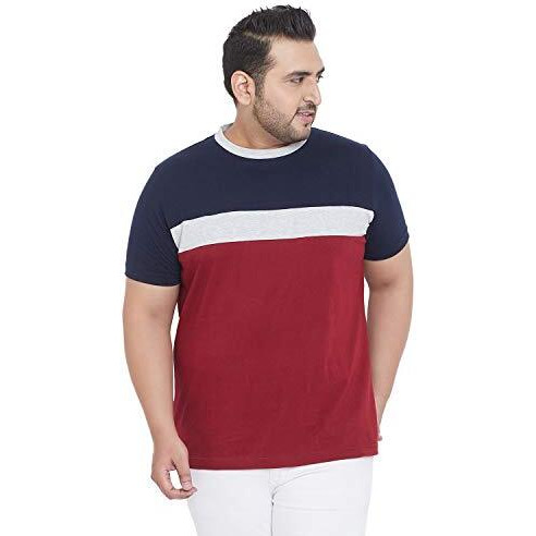 Bigbanana Men's Regular Fit Round Neck (Ella,Maroon,3Xl)