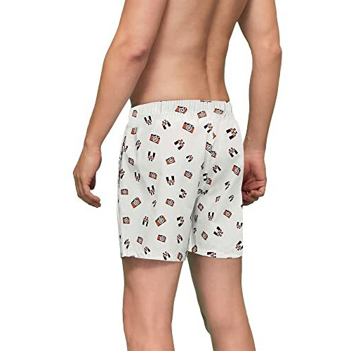 Xyxx Men's Super Combed Cotton Remix Printed Boxers Pack Of 3 (L Number Plate+Camera+Light House)
