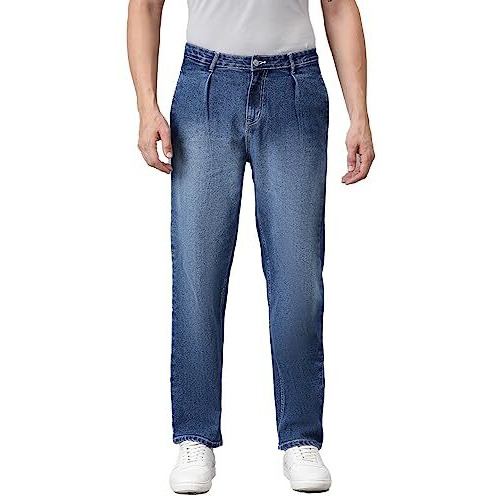 Kotty Men Regular Fit Mid Rise Solid Jeans