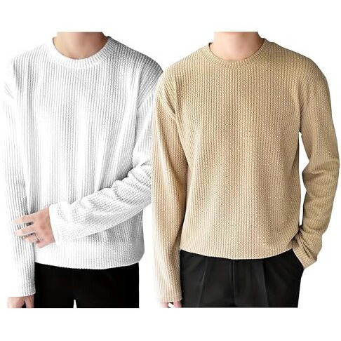 I Enterprise Men's Cotton Bland T Shirt | Round Neck | Full Sleeve | Plain | Combo Pack Of 2 - Regular Fit*T2_Sr56-Sr94*M