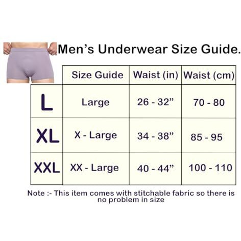Dhruva Sales Ultra-Soft Lycra Underwear For Mens And Boys| Ice-Silk Men's Short | Underwear | Men's Brief Boxer Multi Color Pack Of 2 (L)