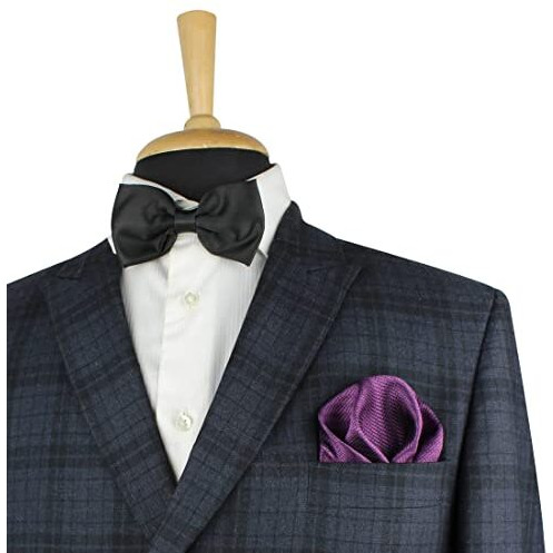 Kovove Purple Solid Pocket Square For Men