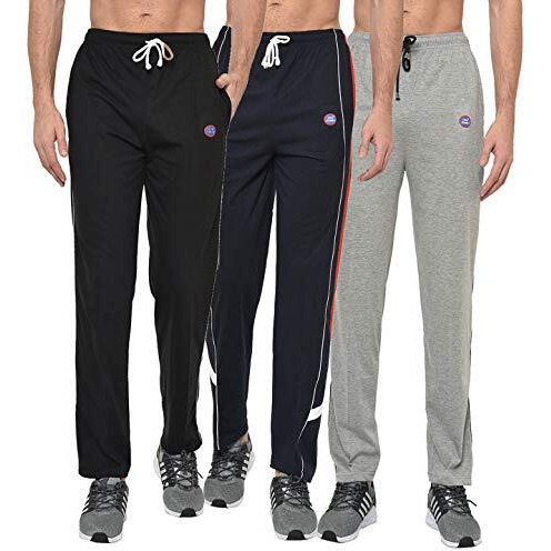 Mack Jonney Men Regular Fit Trackpants Multi-Coloured Xx-Large Pack Of 3-D1Md7Nd1B-Xxl