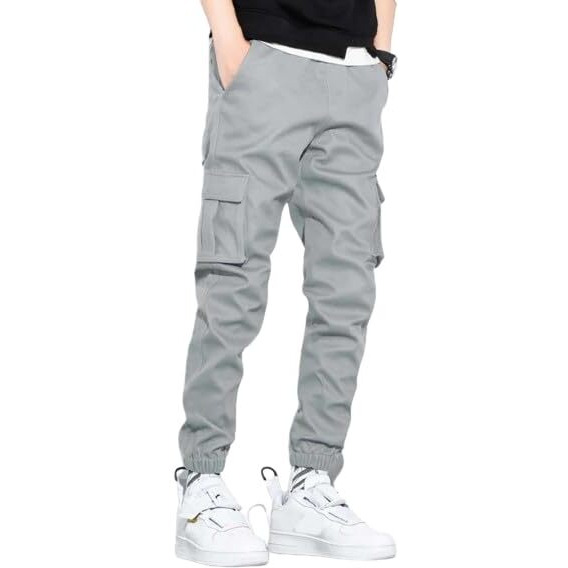 Track Pant For Men || Track Pants || Plain Track Pant (Tp-16-19) (M, Grey)