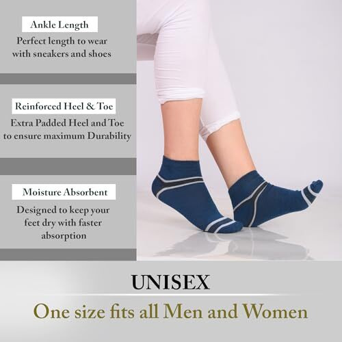 Sjeware 6 Pairs Solid Cotton Ankle Length Socks For Men & Women, Multicolor, Pack Of 6, Free Size
