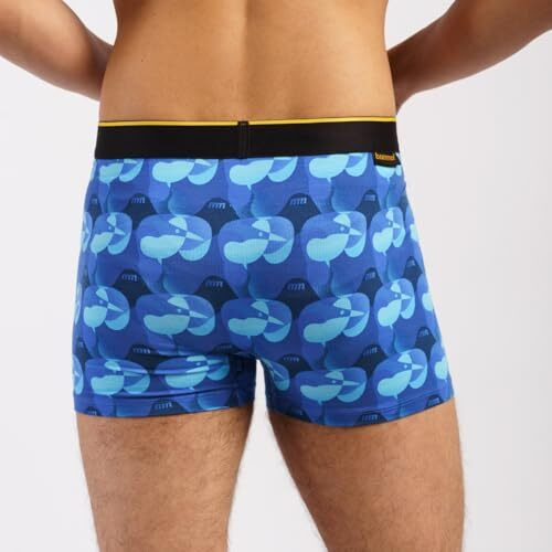 Bummer Printed Micro Modal Trunks Underwear For Men  Ultra Soft & Breathable, 3 Times Softer Than Cotton, Anti-Bacterial, Stretchable For Ultimate Comfort & Style, Pack Of 1 (A Shark Tank Product)