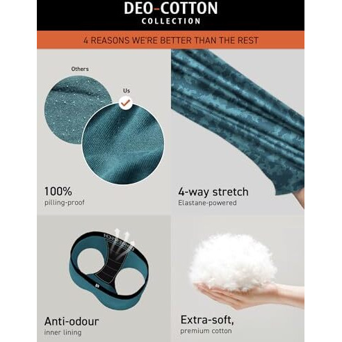 Damensch Men's Regular Fit Printed Cotton Briefs Underwear| Combed Cotton, Stretchy Fabric, Anti-Bacterial And Microfibre Waistband Innerwear For Men, Briefs For Men-Blue Buzz,Stroke Gray-M
