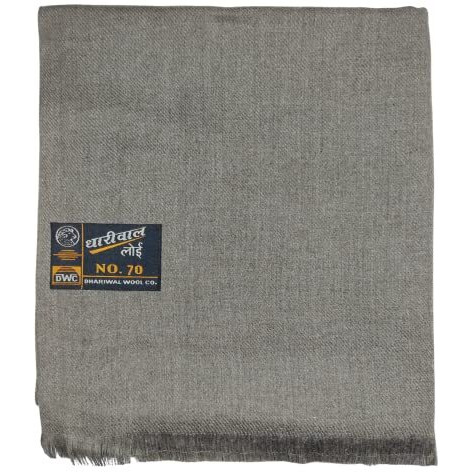 Arvore Bunkaar Dhariwal Men's Plain Faux Cashmilon Woolen Shawl/Lohi (Medium)