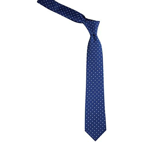 Kovove Blue Checkered Neck Tie For Men
