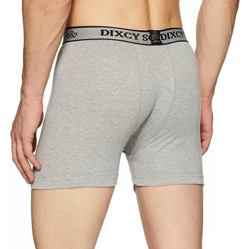 Dixcy Scott Cross Trunk For Men & Boys (Underwear/Trunk/Brief) (100% Cotton Trunk With Spandex Elastic) (Size- 80 Cm-110 Cm) (Multicolour-Assorted) (34 Inch_85 Cm, Pack Of 04 Pcs.)