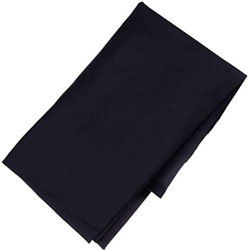 Cambik Men's Premium Cotton Unstitched Trouser Fabric 1.2 Meter Piece Suitable For Regular Casual Formal Office Pants (Black)
