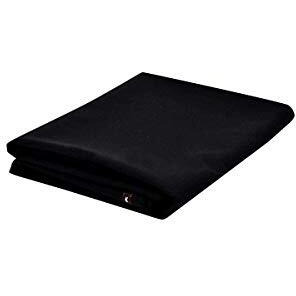 Cambik Men's Premium Cotton Unstitched Trouser Fabric 1.2 Meter Piece Suitable For Regular Casual Formal Office Pants (Black)