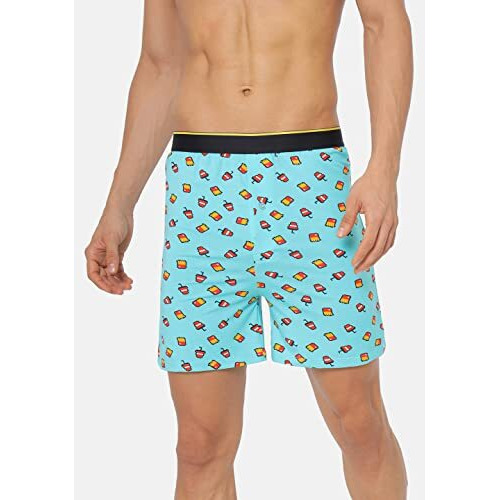 Bummer Printed Micro Modal Boxers Shorts For Men  Ultra Soft & Breathable, 3 Times Softer Than Cotton, Anti-Bacterial, Stretchable For Ultimate Comfort, Combo Pack Of 2 (A Shark Tank Product)