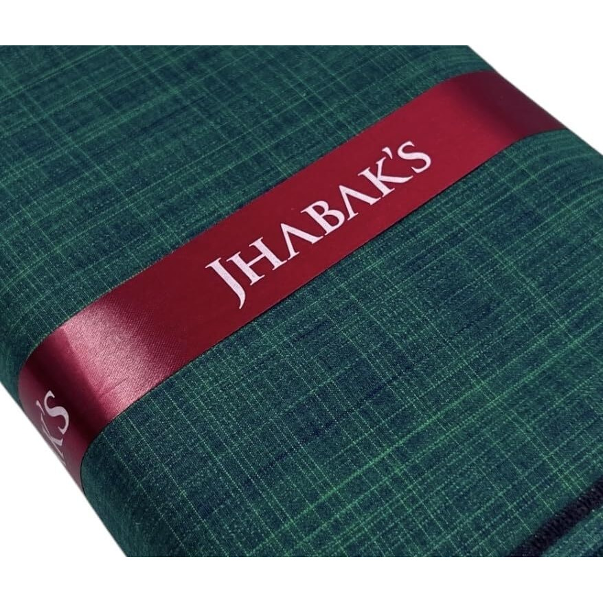 Jhabak's Unstitched Cotton Fabric For Men - Light Weight Trending Self Pattern Cotton Fabric Material -8