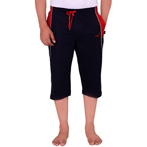 Vego Mens Capri, 3/4, Three Fourth, Three Quarter Regular Fit
