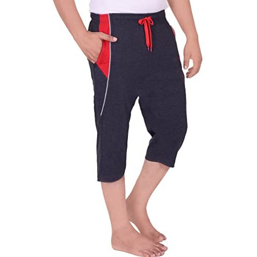 Vego Mens Capri, 3/4, Three Fourth, Three Quarter Regular Fit