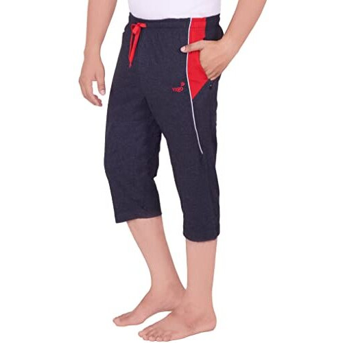 Vego Mens Capri, 3/4, Three Fourth, Three Quarter Regular Fit